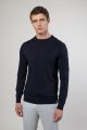 Hensen pullover - slim fit - blauw