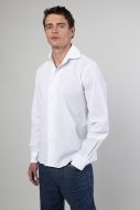 Hensen overhemd - slim fit - wit