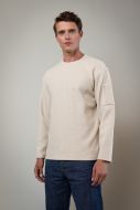 Hensen sweater - slim fit - beige