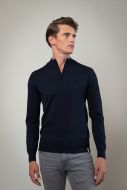 Hensen polo - slim fit - blauw