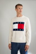 Tommy Jeans sweater - regular fit - ecru