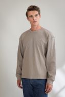 Calvin Klein T-shirt - slim fit - taupe