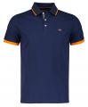 Jac Hensen polo - extra lang - blauw