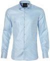 sale - Nils overhemd - slim fit - blauw 