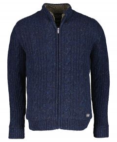 Jac  Hensen vest - modern fit - blauw