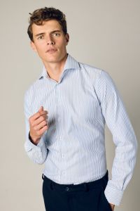 Nils overhemd - slim fit - blauw