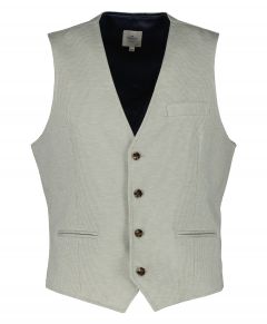 Hensen gilet - slim fit - groen