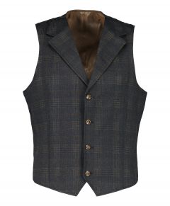 Hensen gilet - slim fit - bruin