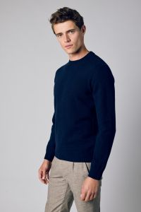 Jac Hensen premium pullover - slim fit - blau