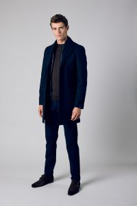 Jac Hensen winterjas - modern fit - blauw