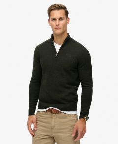 Superdry pullover - slim fit - groen