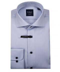 Nils overhemd - slim fit - blauw