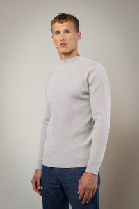 Hensen pullover - slim fit - grijs