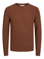 Jack & Jones pullover - regular fit - bruin