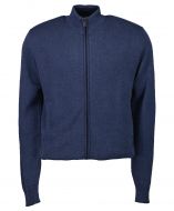 Jac Hensen vest - extra lang - blauw