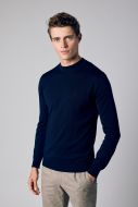 Nils pullover - slim fit - blauw