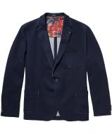 sale - Luigi Morini colbert - modern fit - blauw 