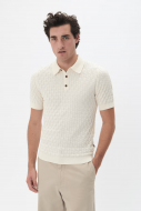 Martinique polo - slim fit - ecru