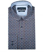 RB Boston overhemd - modern fit - blauw