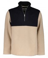 Anerkjendt sweater - slim fit - creme/blauw