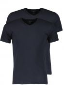 Jac Hensen  2 pack T-shirt  - v-hals - blauw